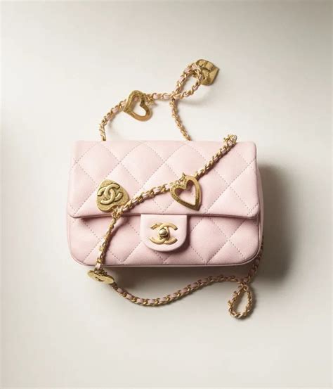 mini chanel heart bag|mini flap bag Chanel.